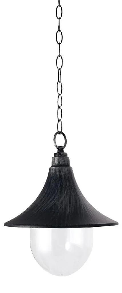 Lanterne Galatea anticorrosion en aluminium noir pour un éclairage durable
