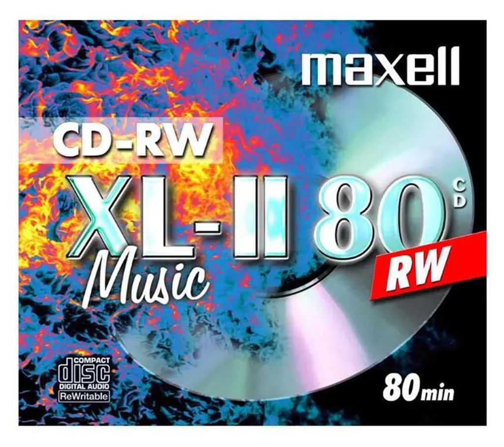 Maxell CD-RW 80 Maxell Audio, JewelCase, 1 piece Produktbild 