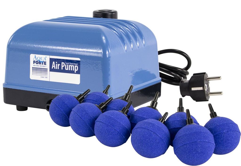 Aquaforte Teichbelüfter Set V-60 3600 L/h 50m Schlauch 10 Produktbild 