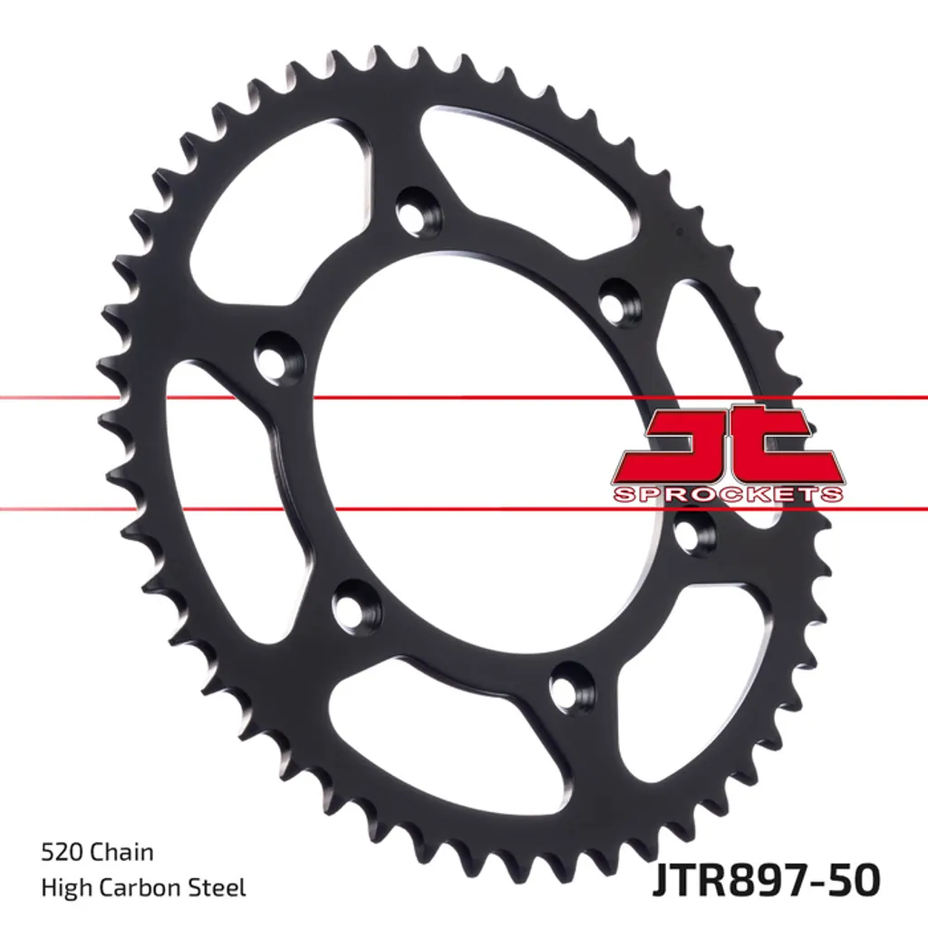 Couronne Arrière 50Z 520 SW en Acier Renforcé pour Longue Durée de Vie