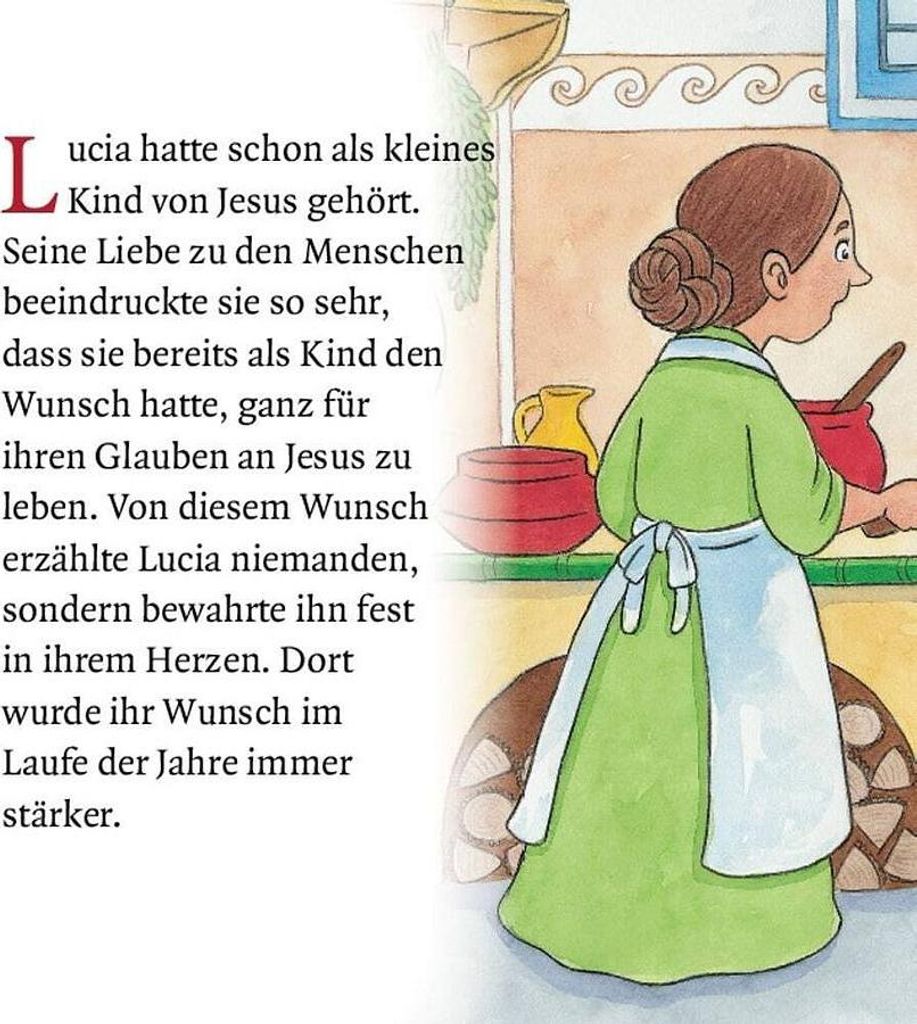 Die heilige Lucia und der Lichterkranz