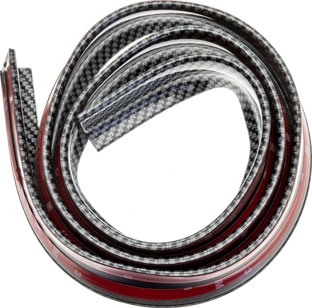 Autospoiler 35cm x 15m selbstklebend schwarz CARBON