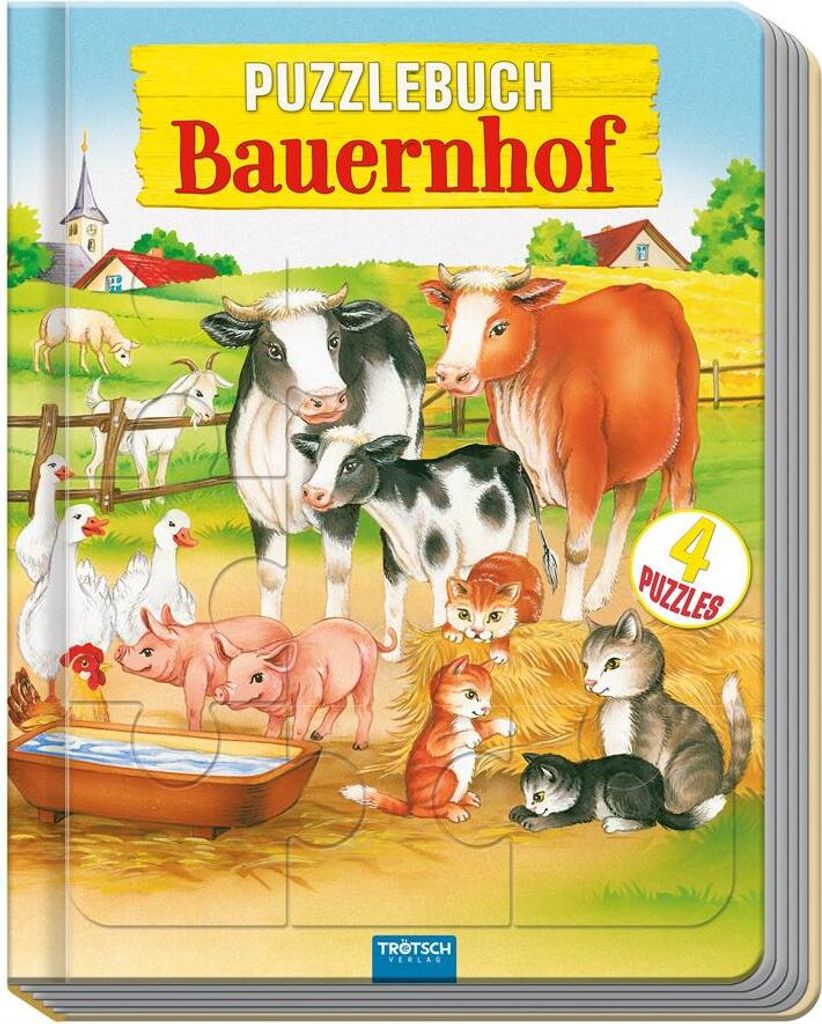 Trötsch Puzzlebuch Bauernhof