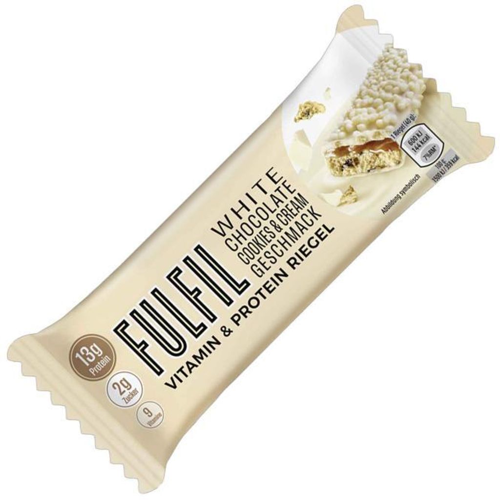 Fulfil Vitamin & Protein Riegel White Chocolate Cookies & Cream 40g
