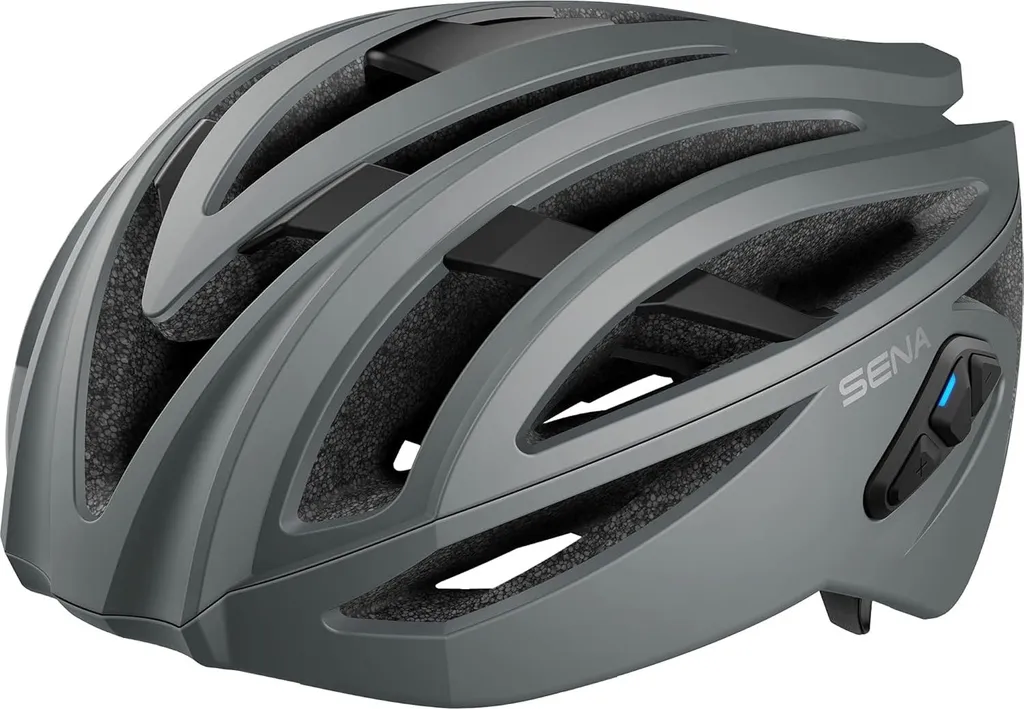 Casque de Vélo Sena R2 S : Restez Connecté et en Sécurité en Gris Mat