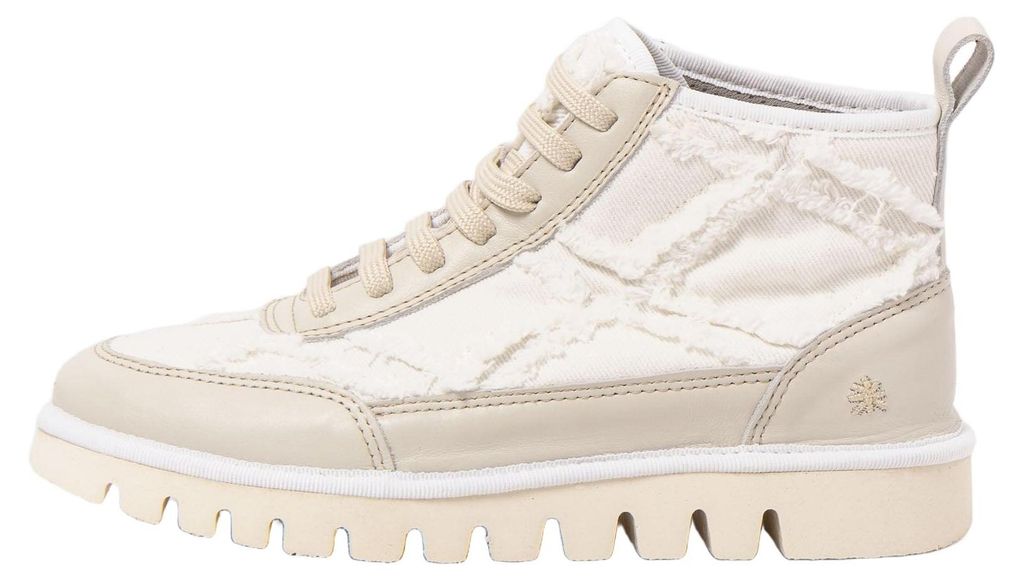 Art Stiefeletten Damen/Herren 1598 JEANS WHITE/ ONTARIO Farbe Weiß