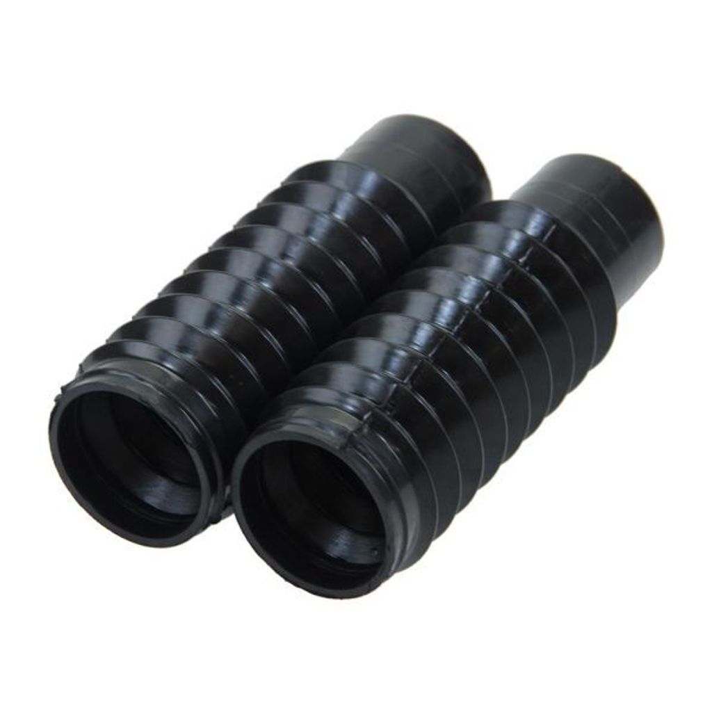 Faltenbalg Gabelgummi Set schwarz (155/45/40mm) für Yamaha FS1 Chappy RD 50 80