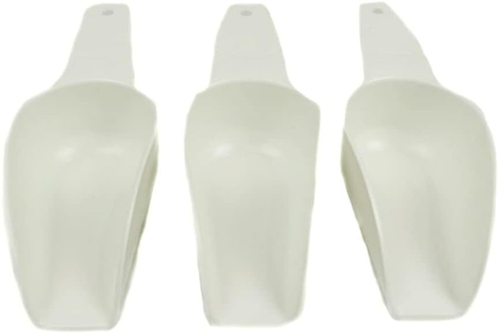 Tupperware Backen Mehlschaufel (3) weiß Mehl Zucker Backhelfer Küchenhelfer