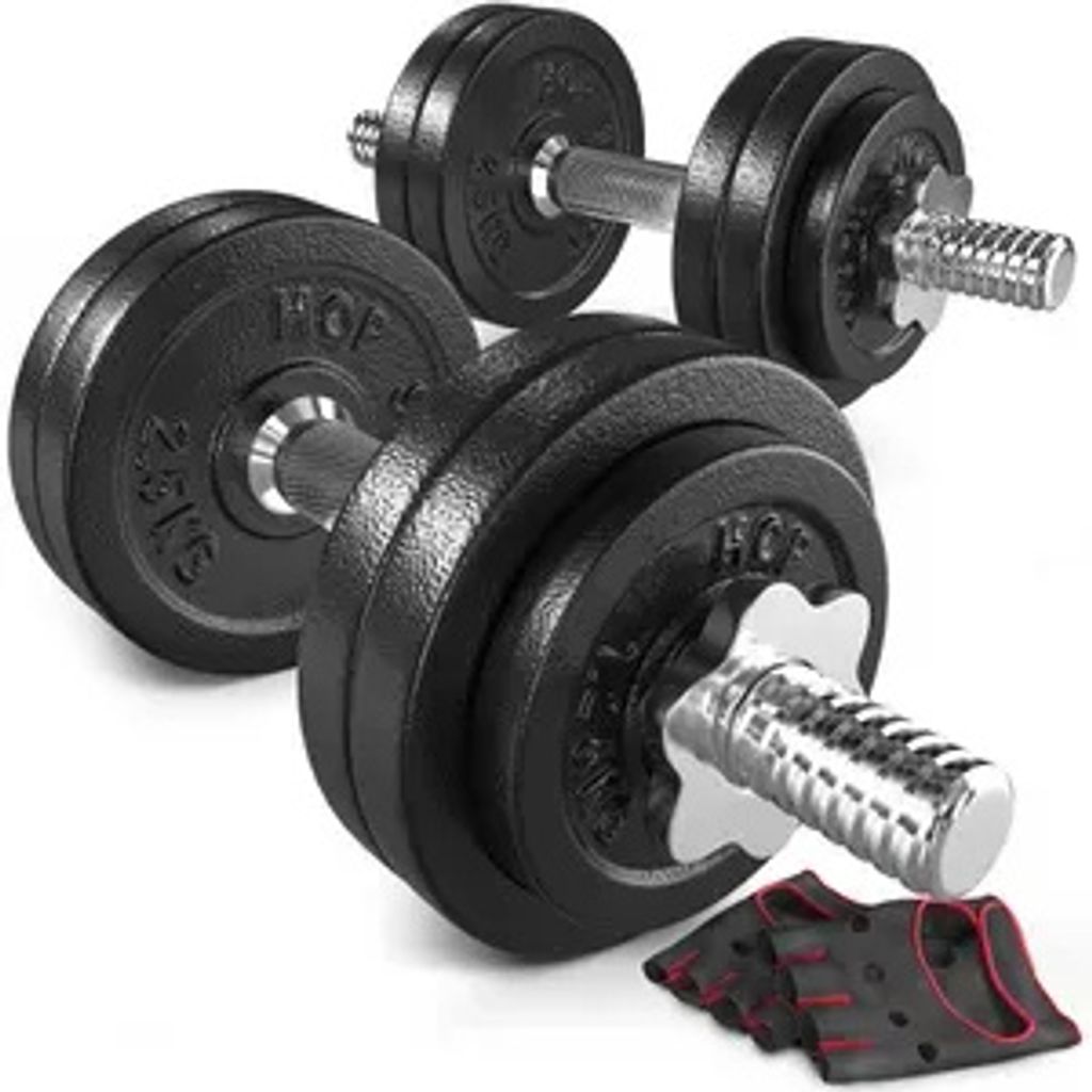 Hop-Sport Gusseisen Kurzhanteln 2er Set - Kurzhantel Set Produktbild 