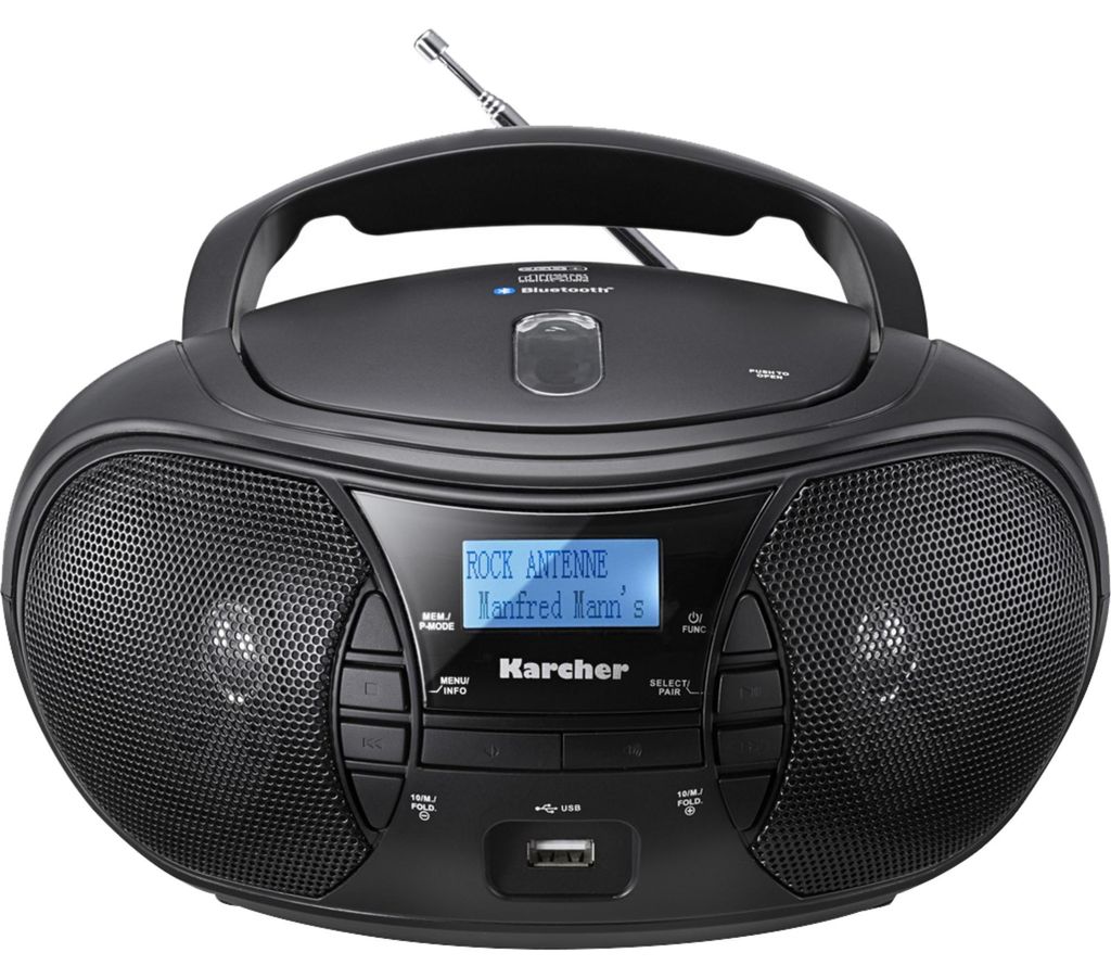 Radio CD portatile Karcher RR 5028D (lettore CD, radio Immagine del prodotto 