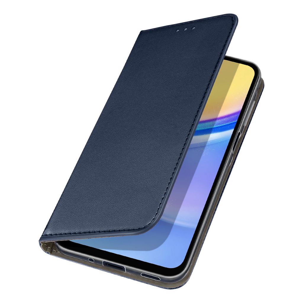 Avizar, Wallet Cover für Samsung Galaxy A16, Kartenfach und Ständer, Nachtblau
