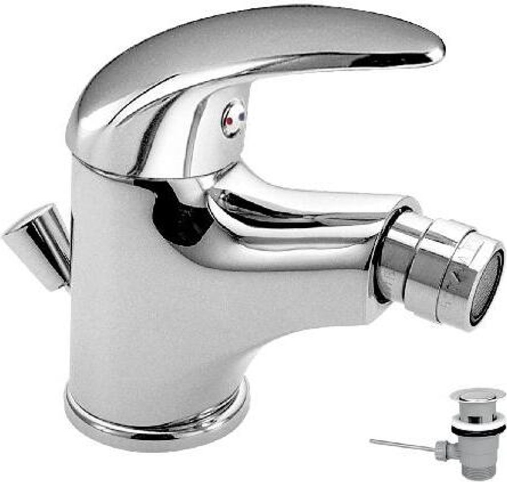 Novaservis Metalia 55 - Bidetarmatur mit Ablaufgarnitur, chrom 55011,0
