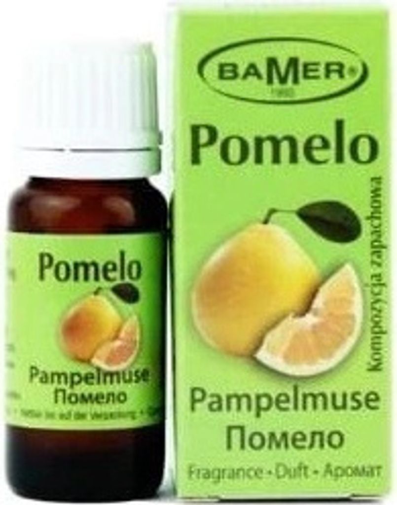 BAMER | Duftöl in Glasflasche 7 ml – Pomelo-Duft – Raumduft & Aromatherapie – Ideal für Duftstäbchen, Massagezusatz