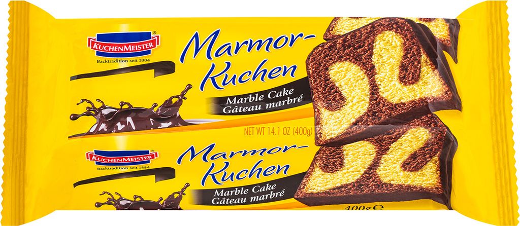 KuchenMeister Marmor Kuchen saftiger Rührkuchen mit Glasur Produktbild 