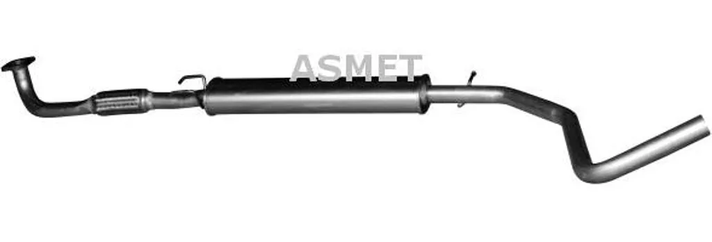 Pot d'échappement central ASMET 16064 pour Fiat Stilo OE 46822192 neuf