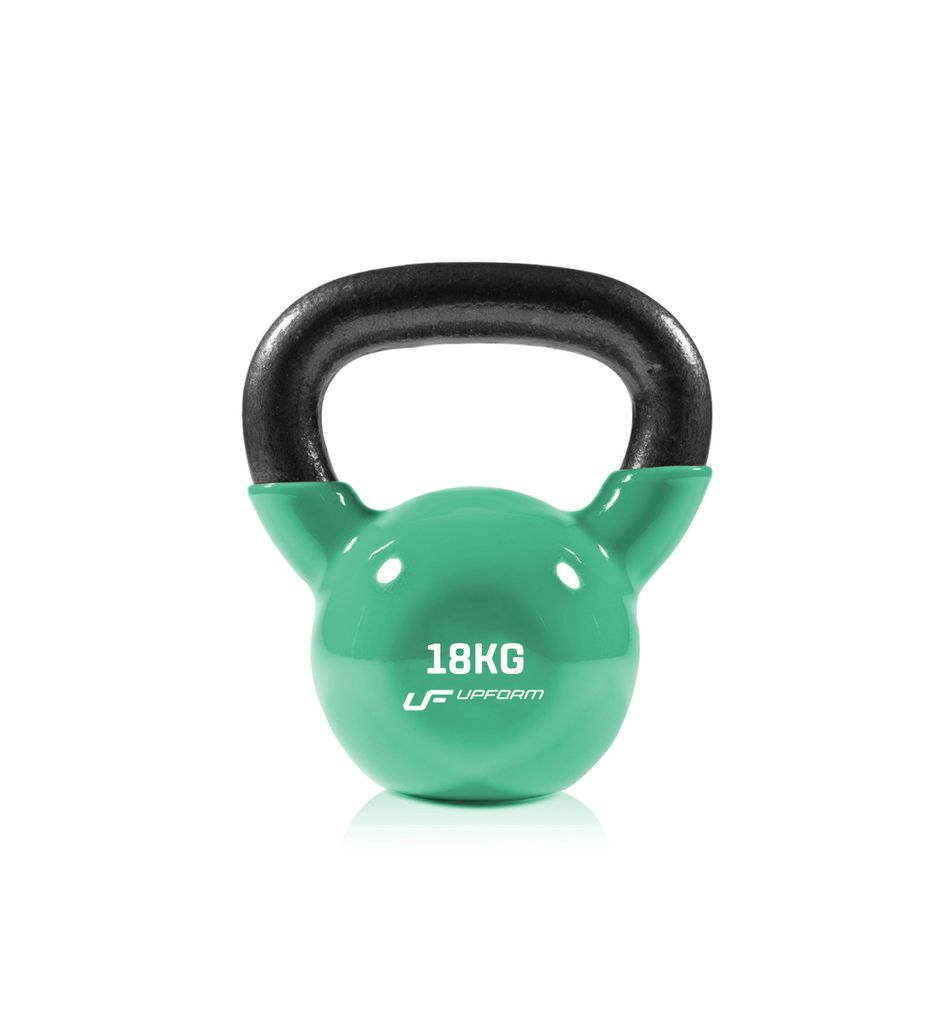 UpForm Vinyl-Gusseisenhantel Kettlebell 18 kg