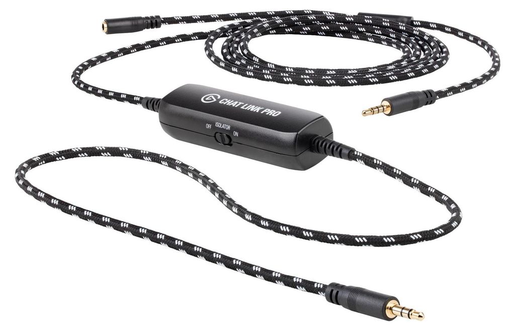 Elgato Chat Link Pro Audio Cable 2.5 m 3.5mm Black Jack Image du produit 
