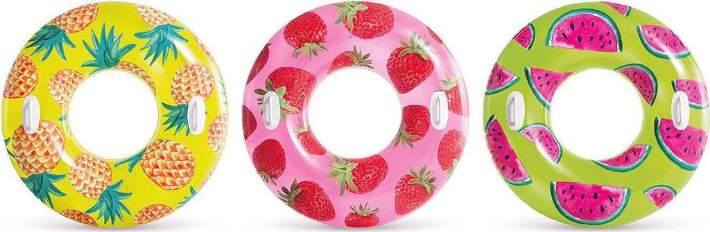 Anneau de jeu Fruits tropicaux 107cm avec poignées 3f srt Image du produit 