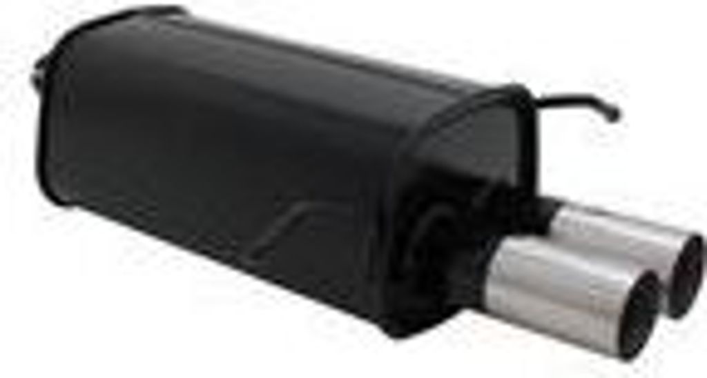 Novus Sportendschalldämpfer für Mercedes C-Klasse (W203/203K) 2 x 76mm RL-Design