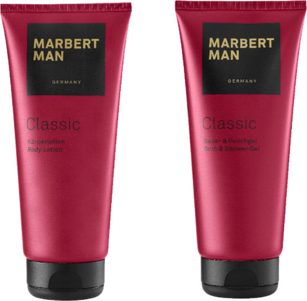 MARBERT Man Classic Körperlotion 200 ml + Showergel 200 ml Produktbild 