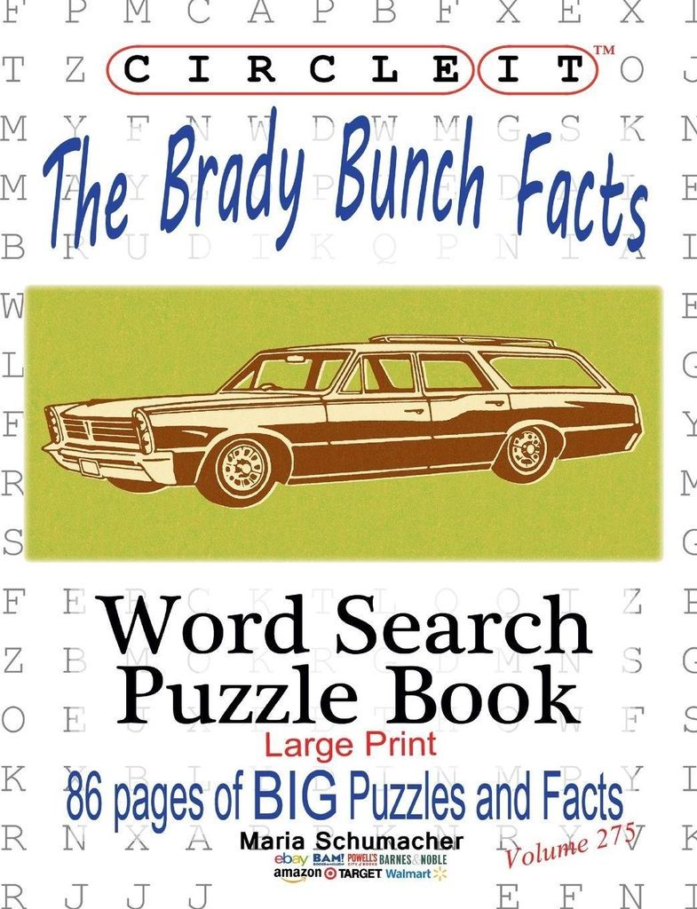 Circle It, The Brady Bunch Facts, Word Search, Puzzle Book