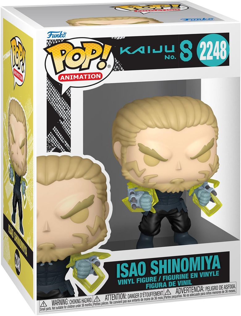 Funko POP Kaiju No. 8 2248 Isao Shinomiya Figurka Zdjęcie produktu 