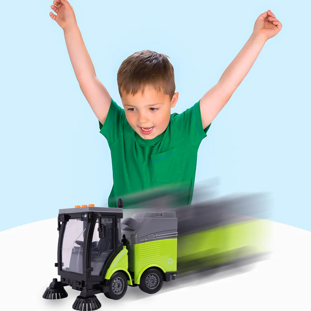 Regalo Top: Spazzatrice Stradale MalPlay Luci e Suoni - Un Must! - 7