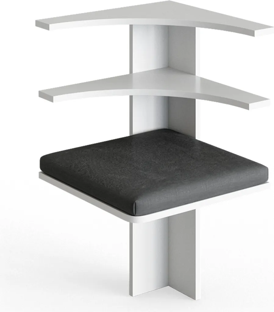 Gagnez de la place en cuisine avec l'angle pour banc Vicco Roman Blanc