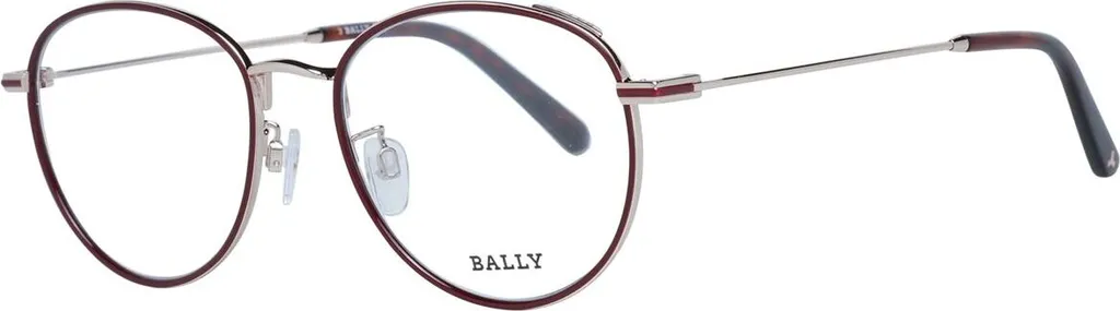 Monture Bally BY5034-H 52071 ultra légère et résistante en acétate fin