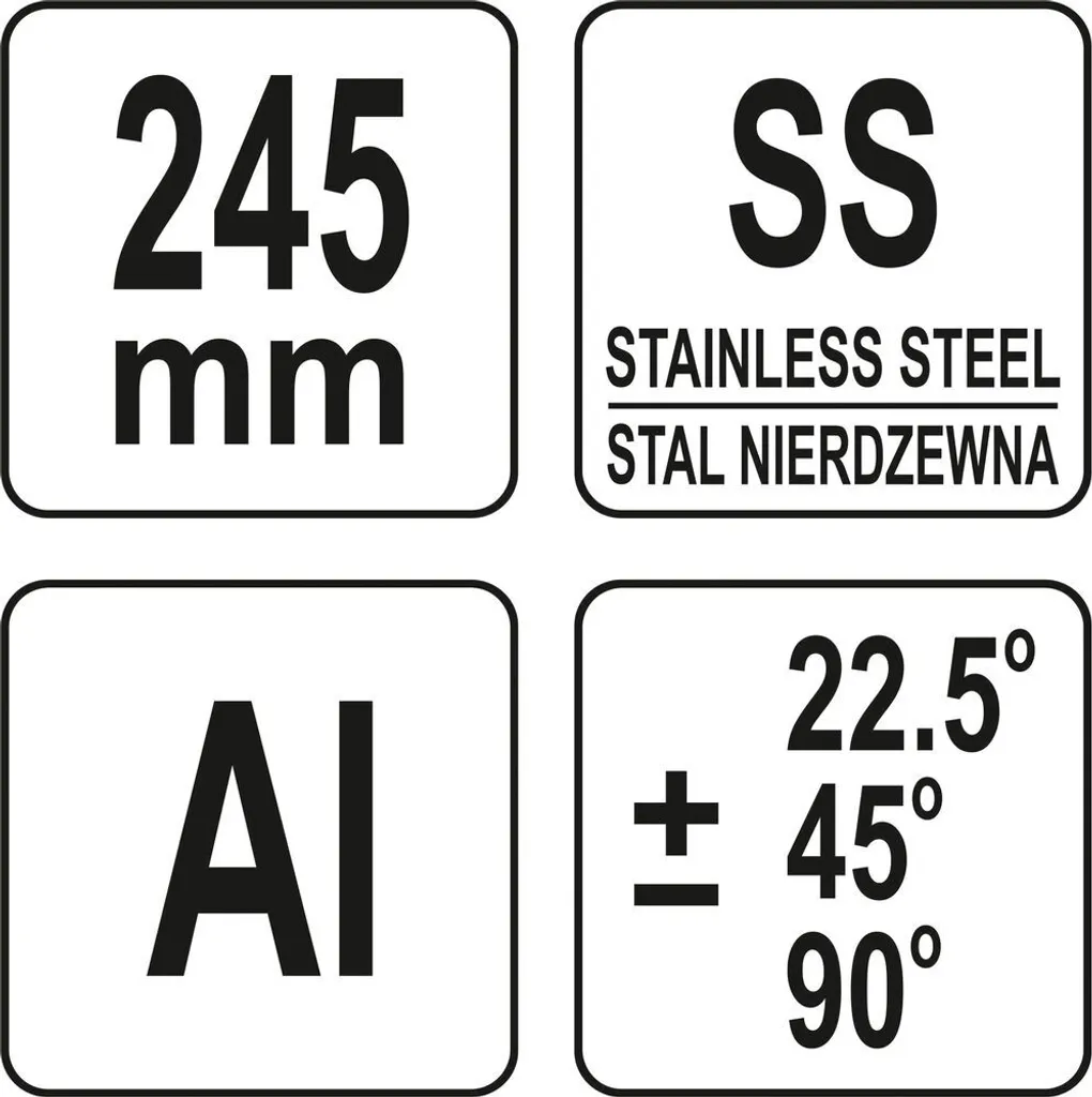YATO cesoie ad angolo cesoie per profili cesoie multifunzione cesoie per stampi taglierina 245 mm - 7