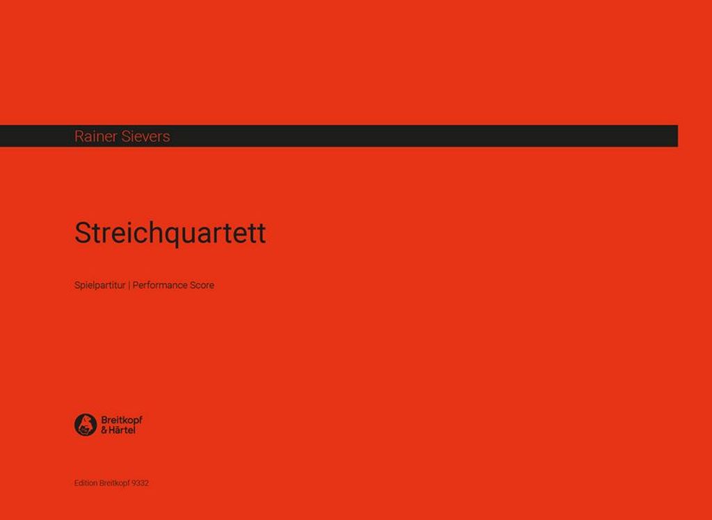 Streichquartett Spielpartitur