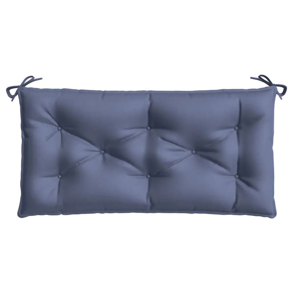Cuscino Panca Giardino vidaXL 110x50 cm - Tessuto Oxford Blu Navy