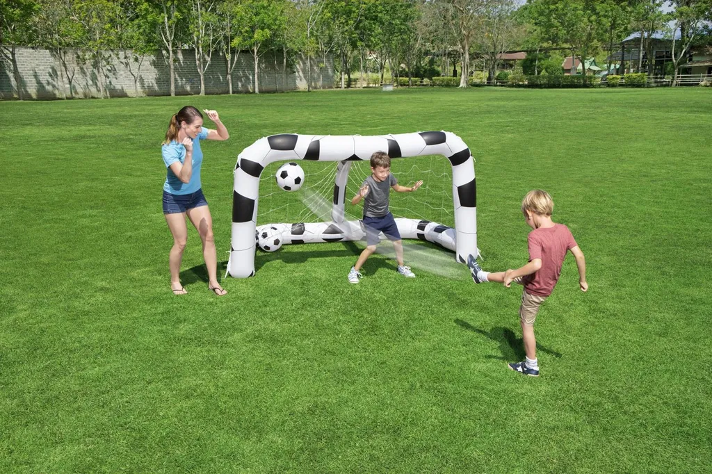 But de football gonflable Bestway 52058 avec 2 ballons pour enfants - 14