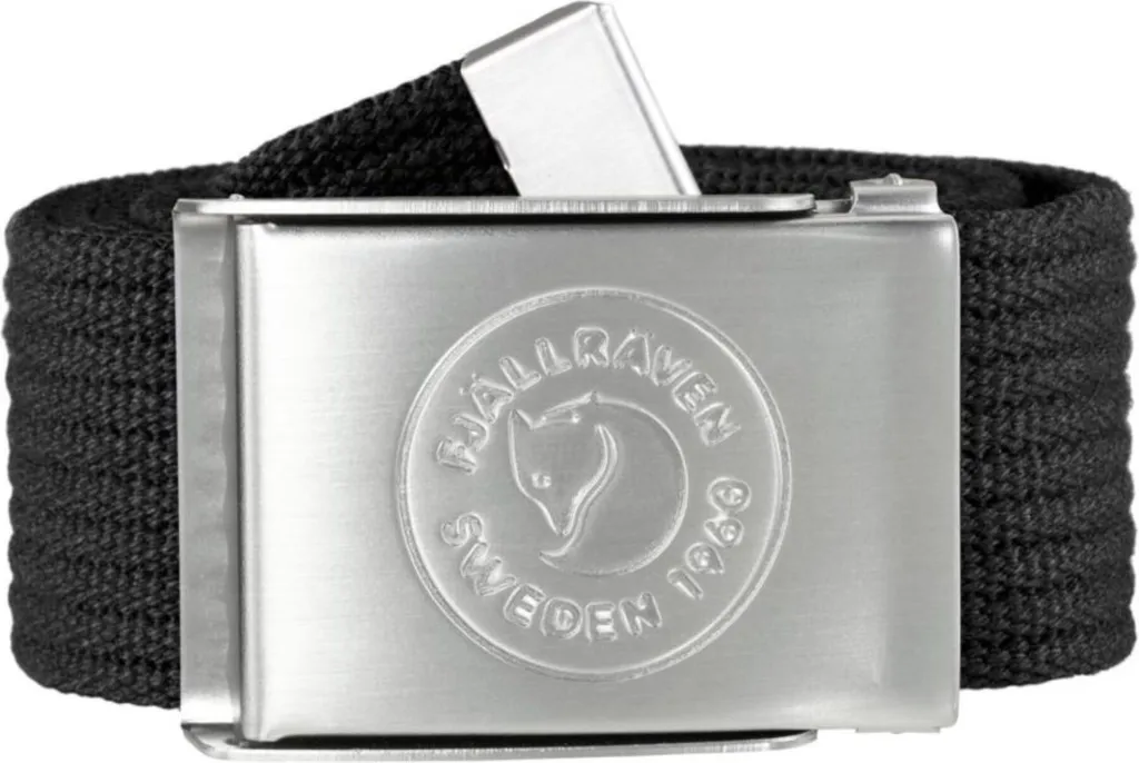 Ceinture de Randonnée Fjällräven 1960 Noire Idéale pour Pantalon Trek