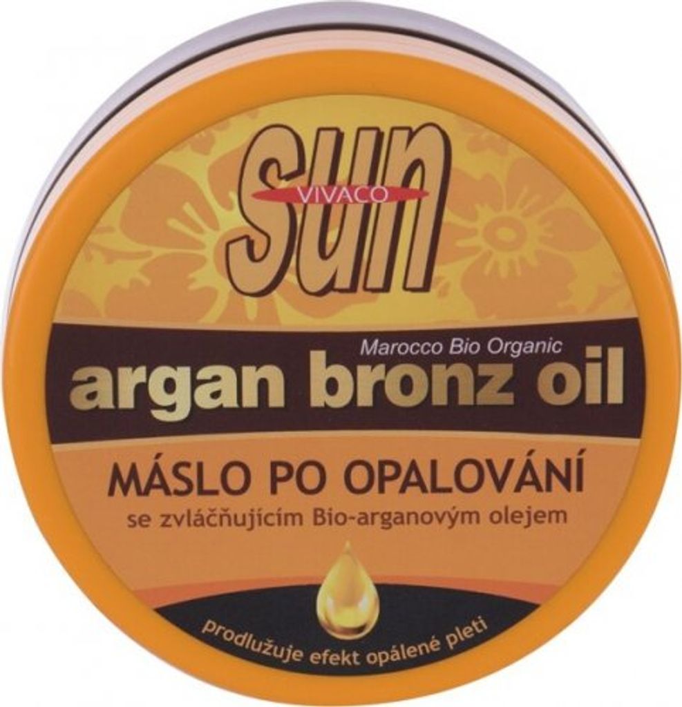 Vivaco SUN Argan Bronz Oil masło po opalaniu z organicznym Zdjęcie produktu 
