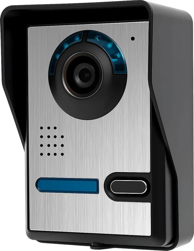 Visiophone filaire Ultra HD avec boîtier aluminium et vision nocturne 50m