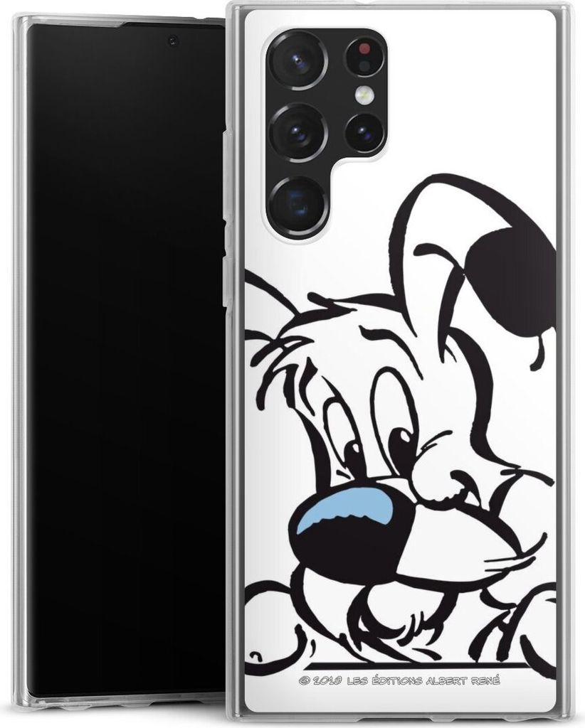 DeinDesign Handyhülle für Samsung Galaxy S22 Ultra Silikon Hülle Case Smartphone Schutzhülle Comic Idefix Offizielles Lizenzprodukt
