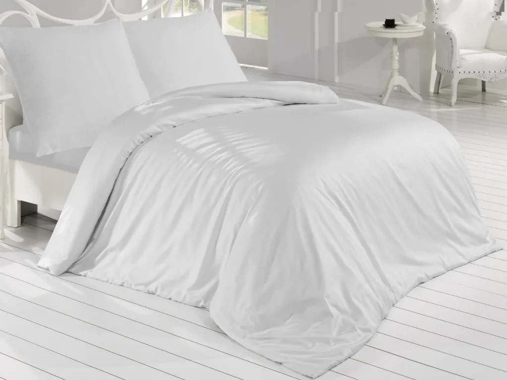Biancheria da letto francese Satin 240x220, 70x90cm Grigio chiaro
