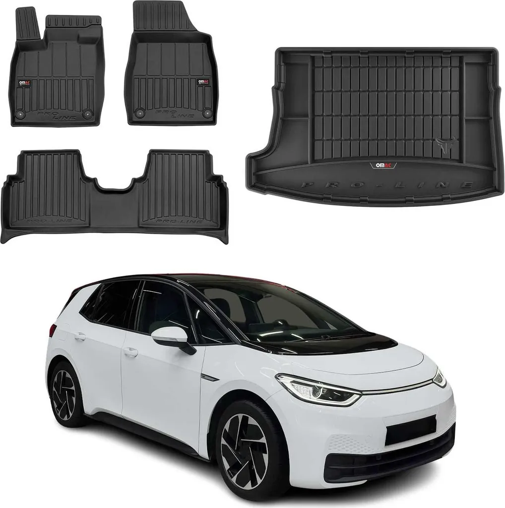 VW ID.3 Tappetini e Protezione Baule OMAC | Gomma TPE Nero Anti-Macchia