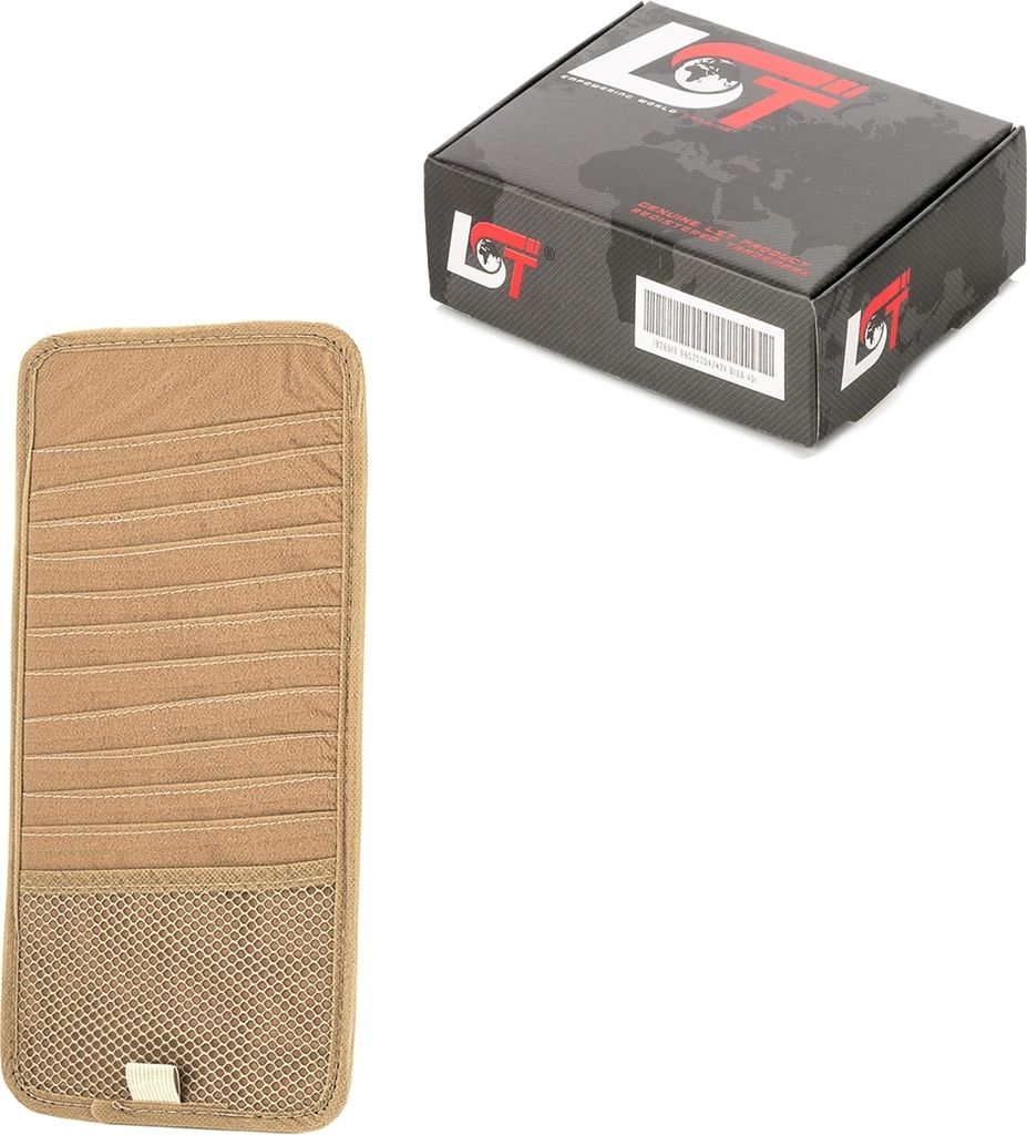 Sonnenblende CD-Hülle Tasche 12er beige für VW für SEAT für SKODA