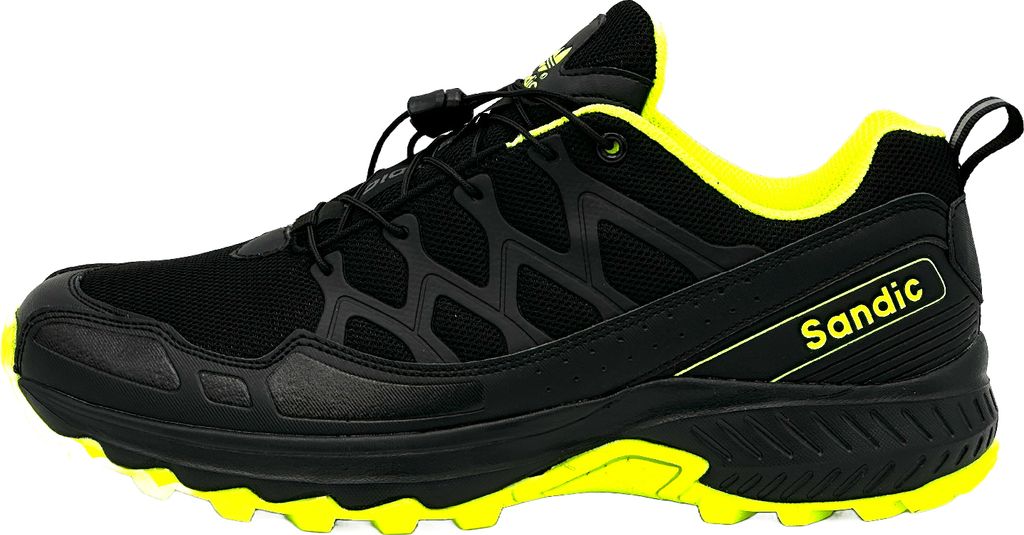 Nowaland Damen Herren Wanderschuhe Bequeme Trail Running Trekkingschuhe Outdoor Schuhe ,Schwarz/Grün,45