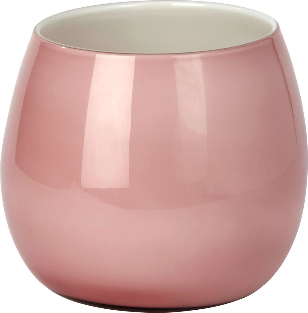 Lambert Pisano Vase mittel Überfangglas, mauve H24 cm  D25 Produktbild 
