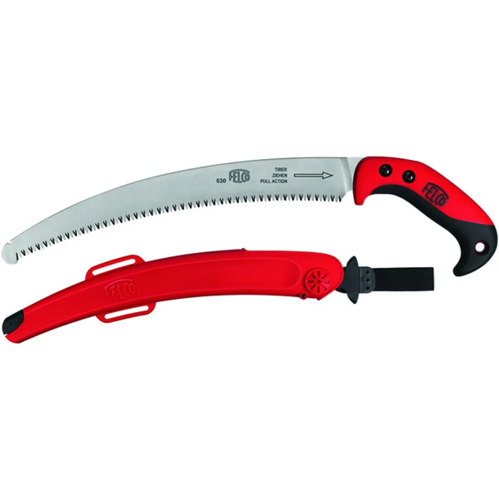 FELCO 630, legno, acciaio, nero, rosso, acciaio inox, nero, rosso, 1 pezzo(i), 33 cm
