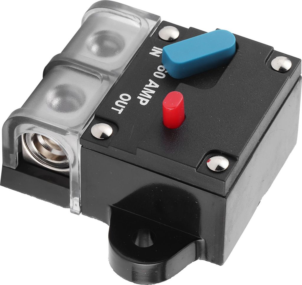 12-24V Leistungsschalter Trolling-Motor Auto Auto Marine Boot Fahrrad Stereo Audio Inline-Sicherungshalter Inverter60A