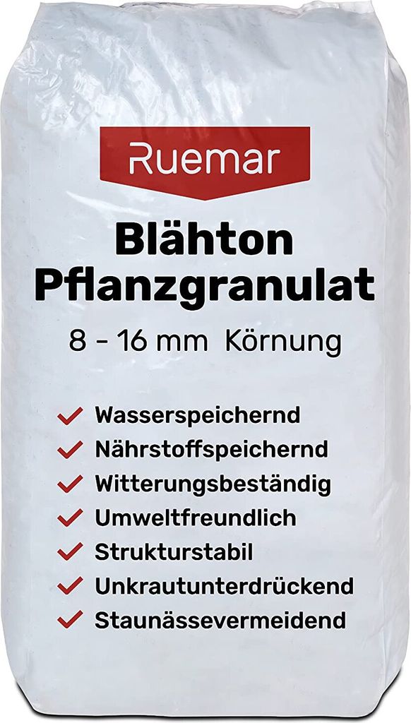 Ruemar Blähton 50l Tongranulat Pflanzton Hydrokultur grobe Produktbild 