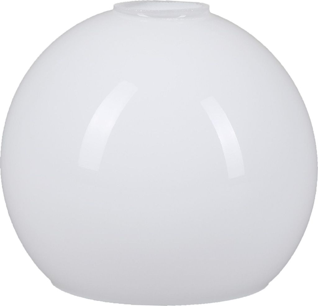 Kugelglas Weiß glänzend Ø 120mm Lampenglas Ersatzglas Opalglas Glaskugel