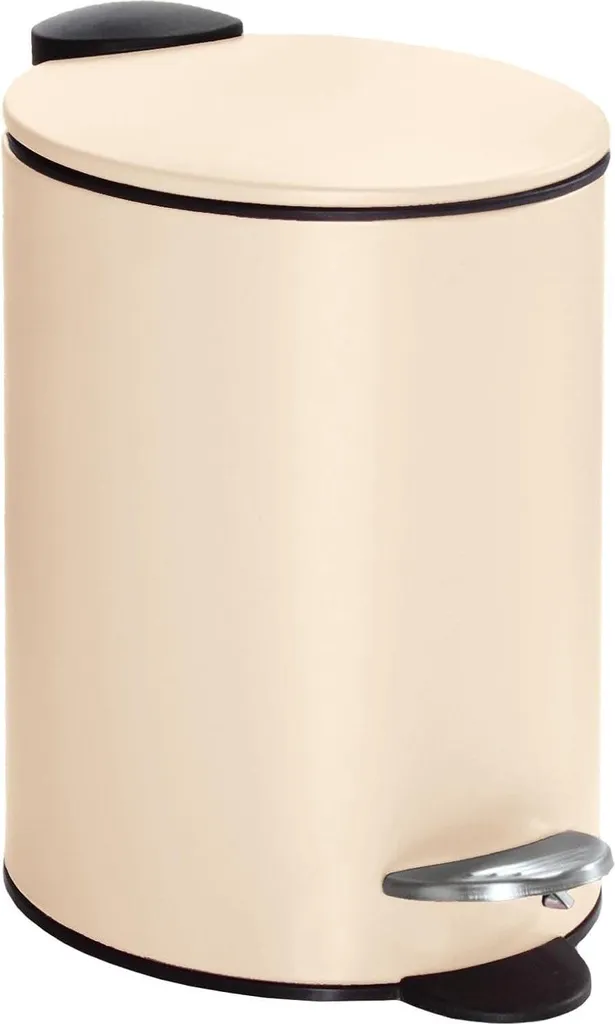 Poubelle de maquillage 3L Silence beige pour coiffeuse et soin