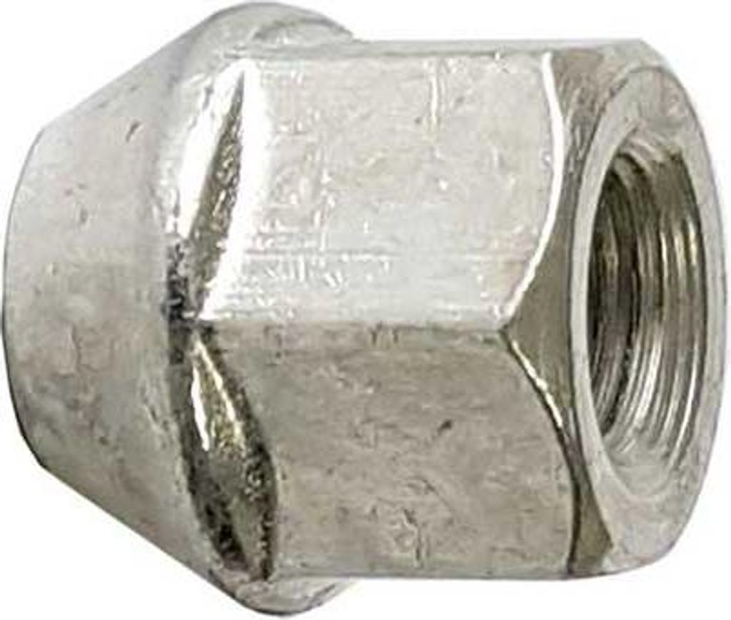 20x Offene Radmutter M12x1,5 Kegelbund 60° chrom 24 mm | Schlüsselweite 21 mm kompatibel mit Volvo S40 I V40 I