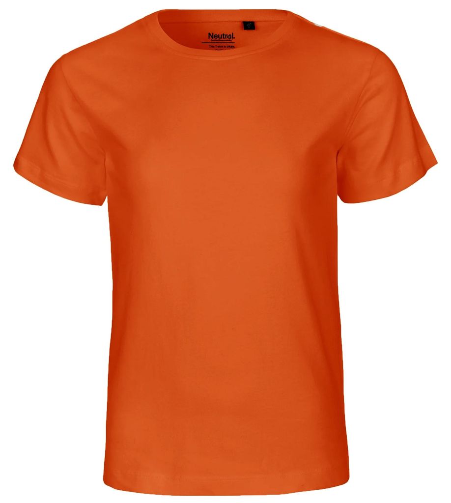 Neutral - T-Shirt für Kinder, kurzärmlig LT4895 (146) (Orange)