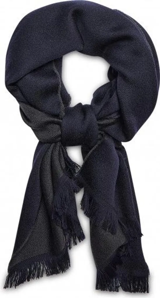 Sciarpa Uomo Emporio Armani Jacquard Blu e Grigio - Accessori di Lusso